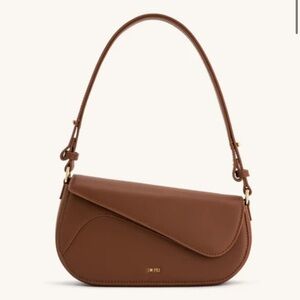 JW PEI brown leather shoulder bag. Brand new in box